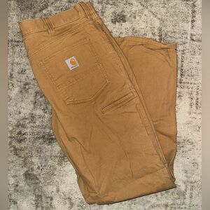 Carhartt Pants Men's 38x34 Beige Tan Relaxed Fit